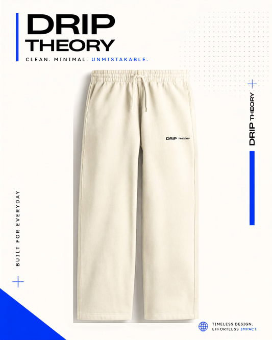 Drip Theory Relaxed Sweatpants | 90% Cotton | Gym, Lounge & Street